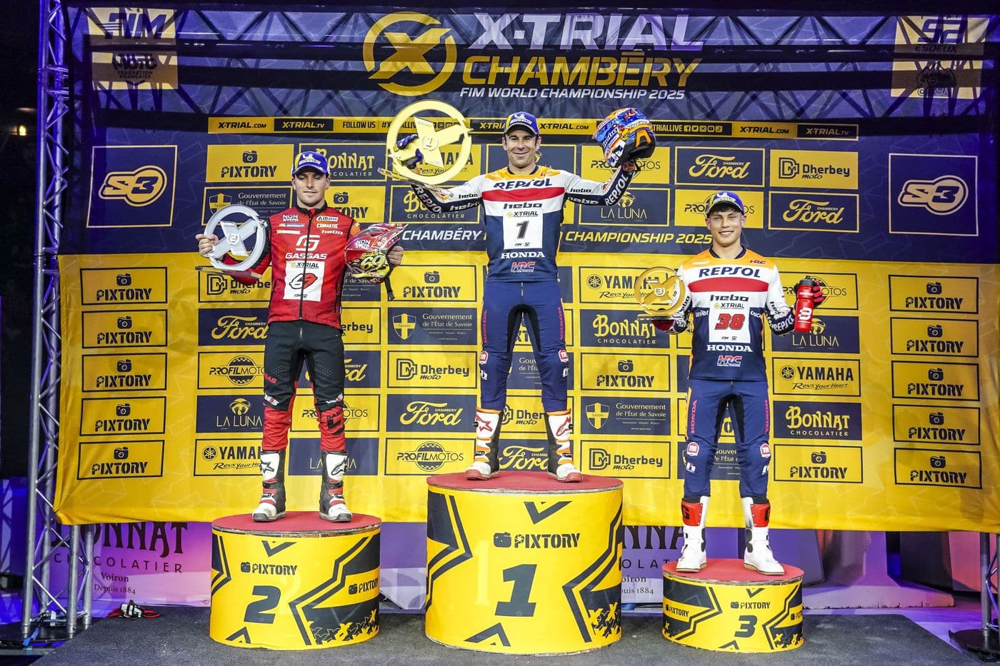Podium X-Trial Chambéry
