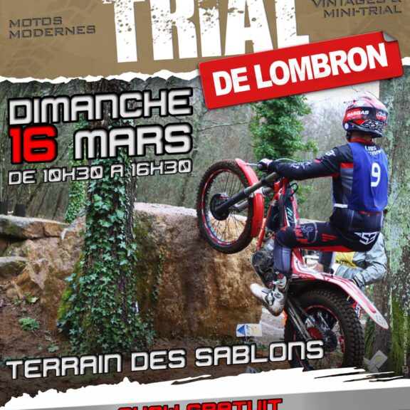 Affiche Trial Lombron
