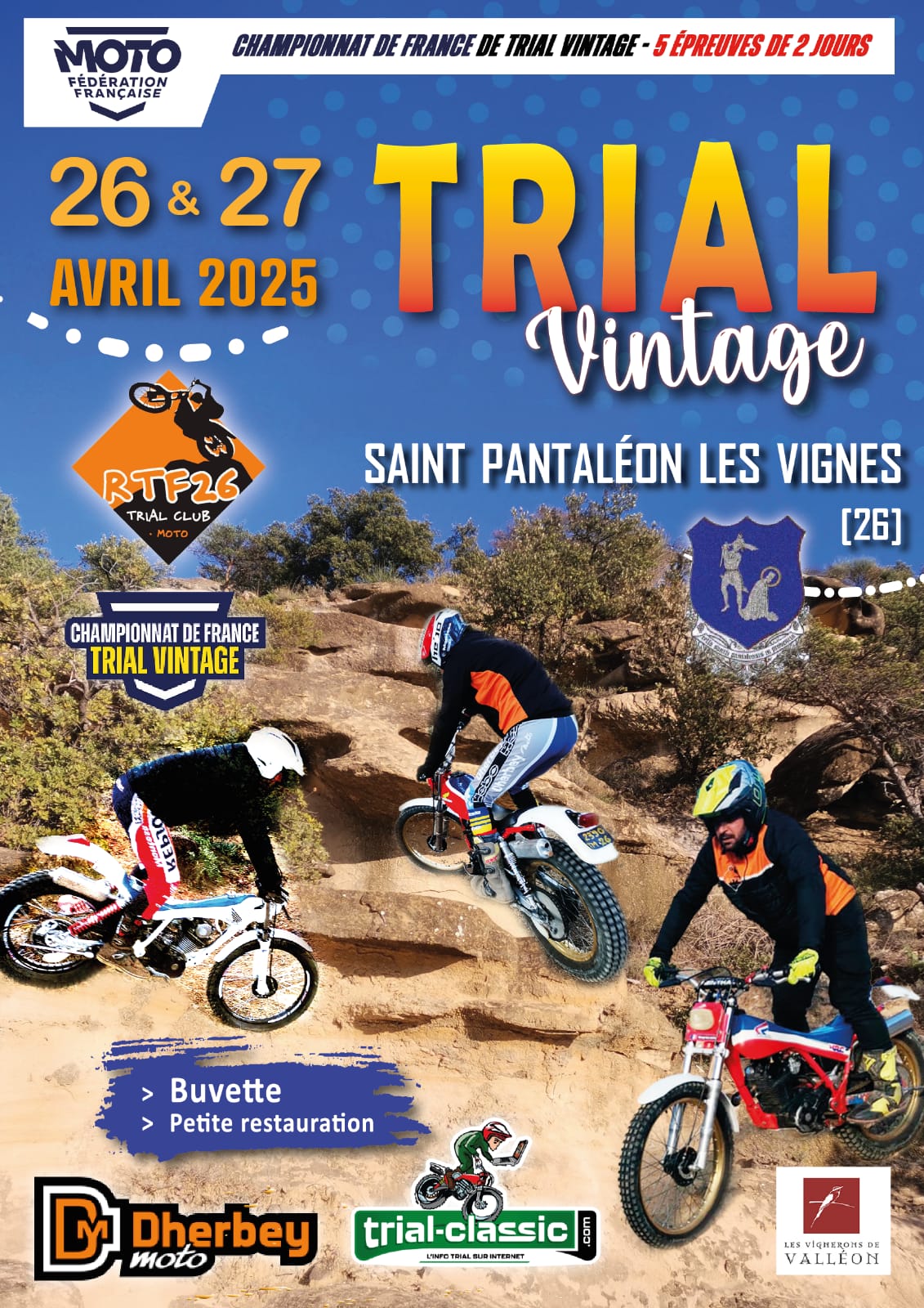 Affiche Saint Pantaléon les Vignes