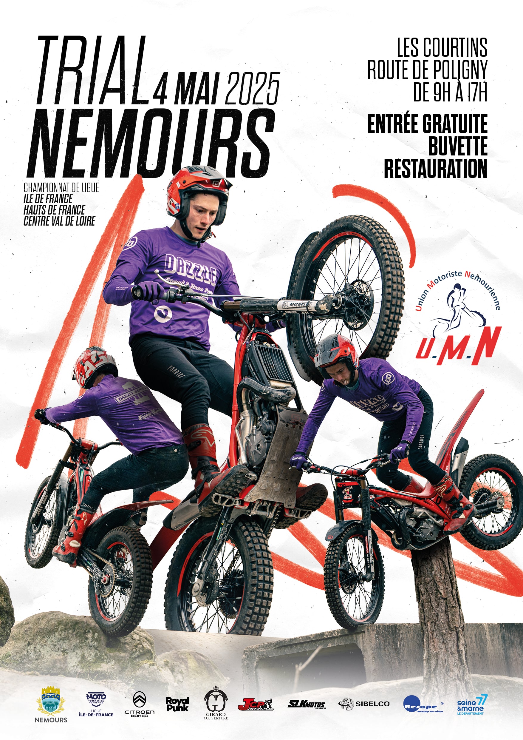 Affiche Trial de Nemours