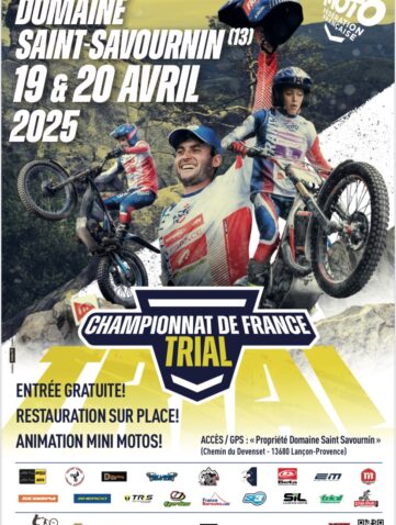 Affiche Championnat de France de Trial