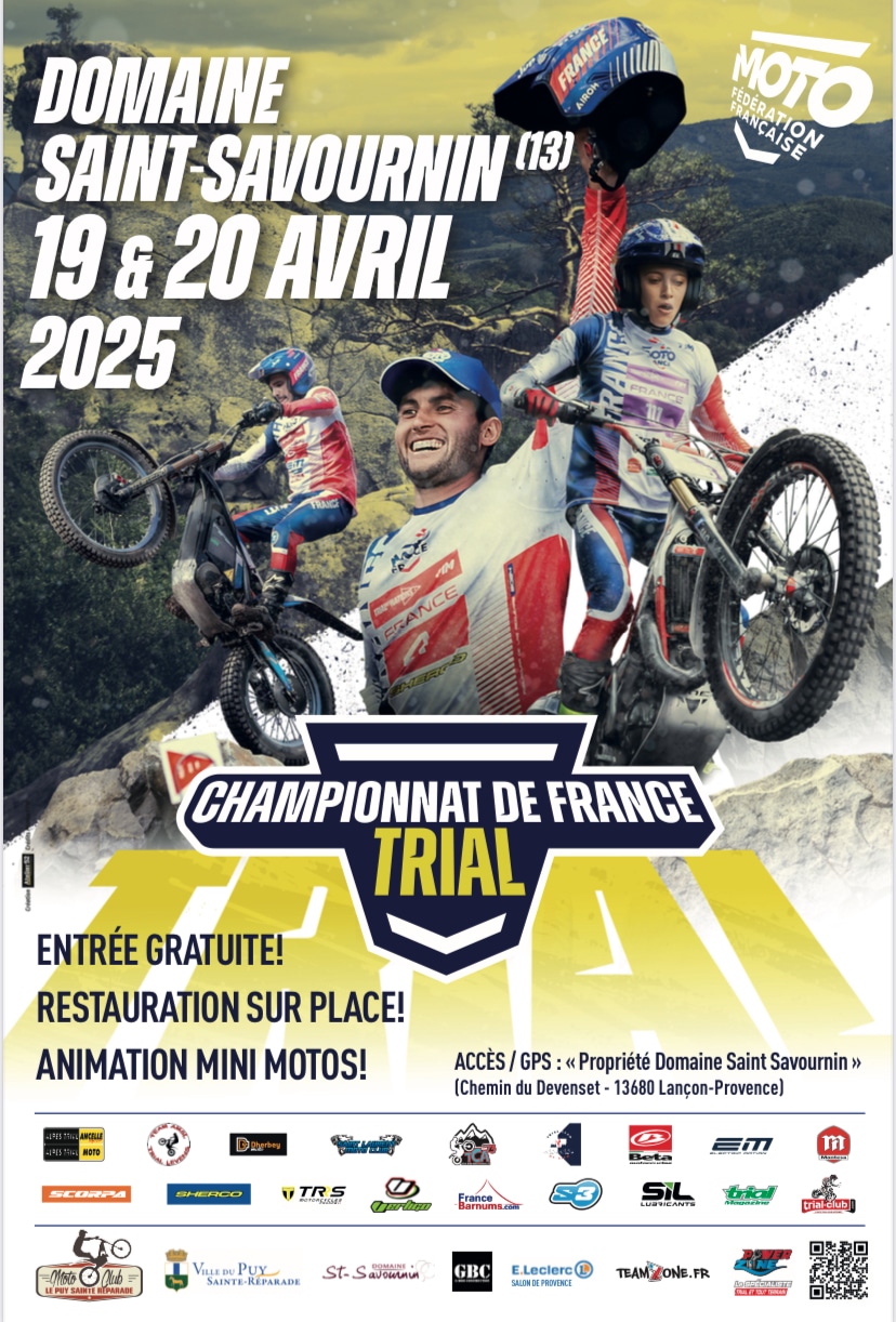 Affiche Championnat de France de Trial