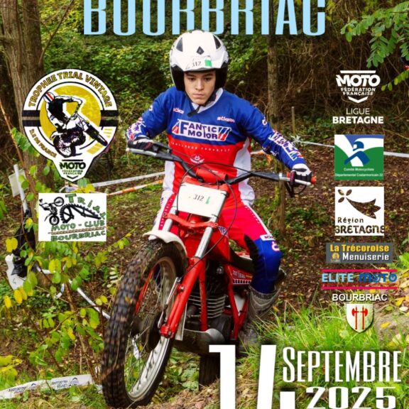 Affiche Trial Bourbriac