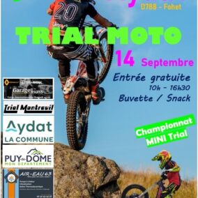 Affiche Trial Aydat