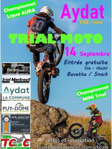 Affiche Trial Aydat