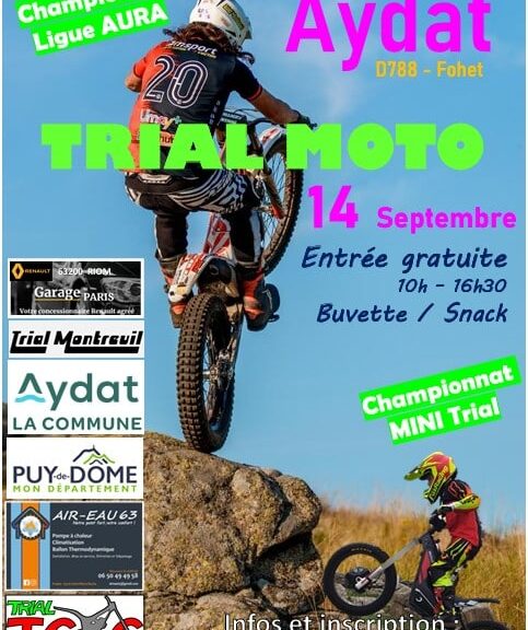 Affiche Trial Aydat