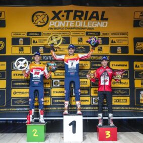 Podium X-Trial Italie 1