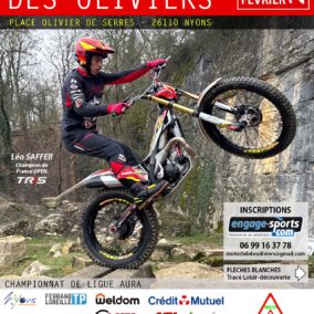 Affiche Trial des Oliviers