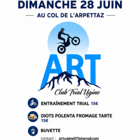 Affiche Trial d'Ugine