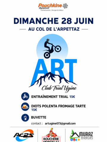 Affiche Trial d'Ugine