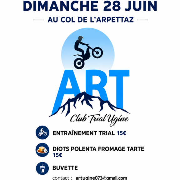 Affiche Trial d'Ugine