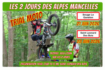 Affiche Trial Alpes Mancelles