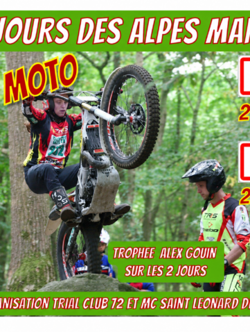 Affiche Trial Alpes Mancelles