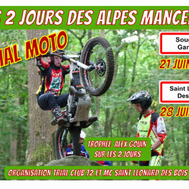 Affiche Trial Alpes Mancelles