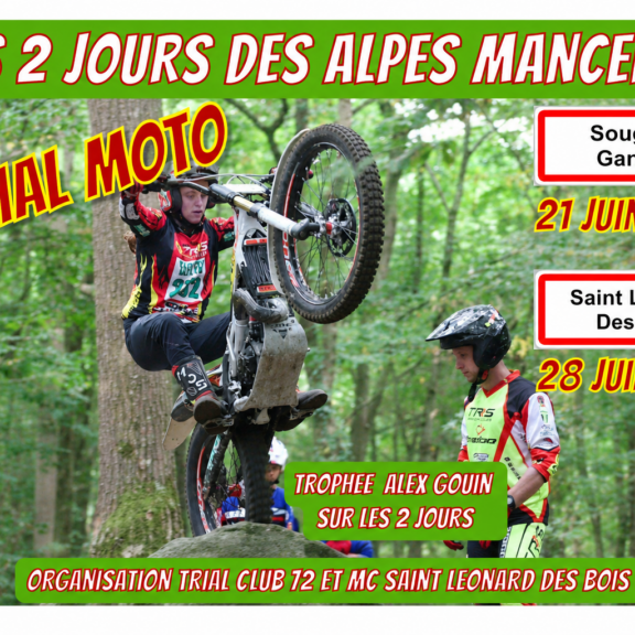 Affiche Trial Alpes Mancelles