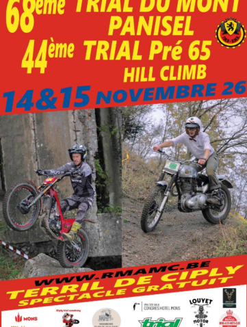 Affiche Trial Mont Panisel