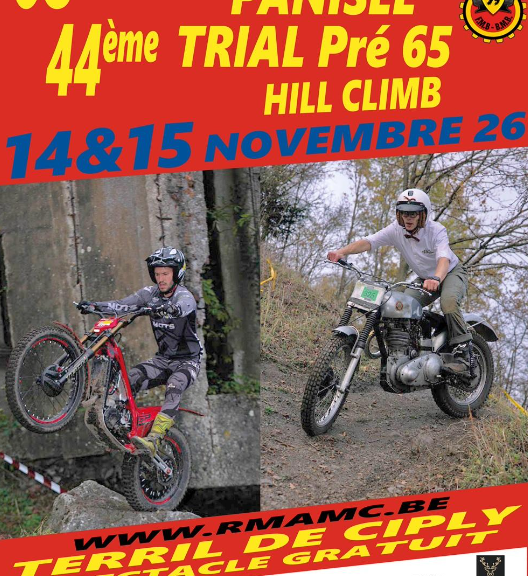 Affiche Trial Mont Panisel